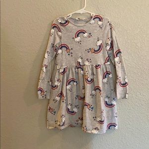 Girls H&M Rainbow dress Sz 6-8